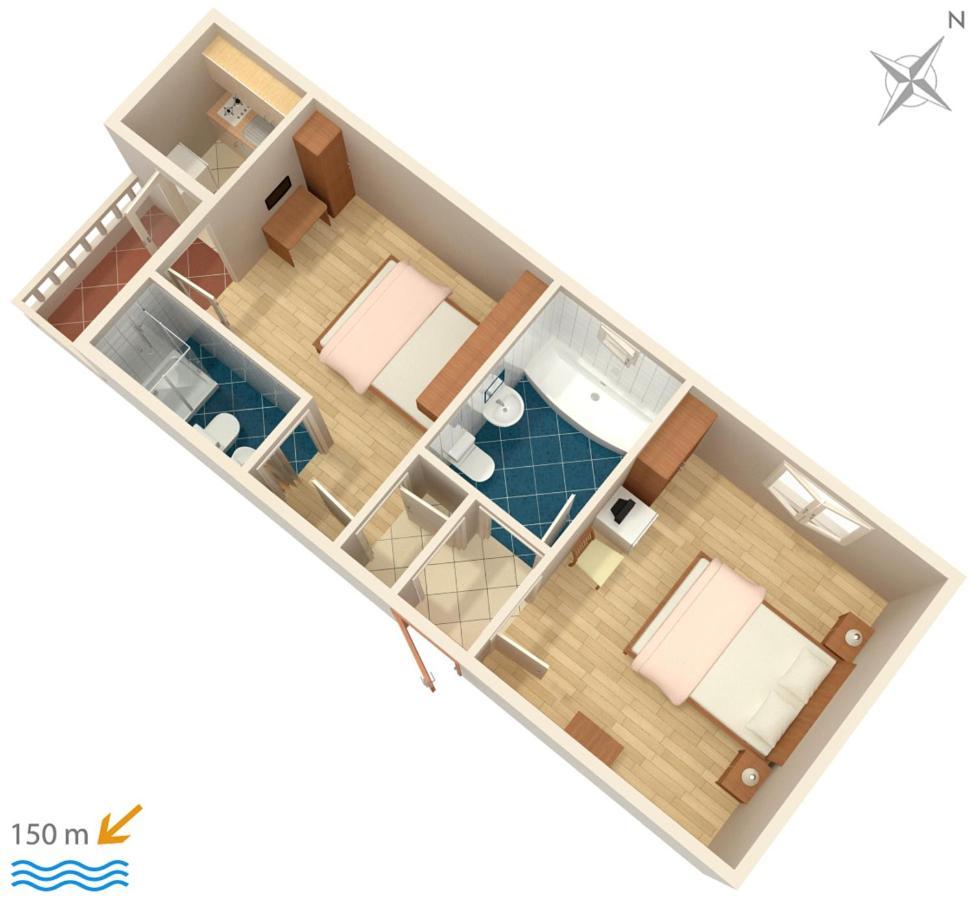 Apartment Duce 5973B Omiš Exteriör bild